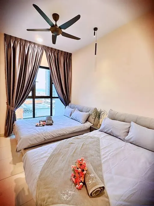 2R2B*1-6+1 Pax*Kl City*10Mins-Klcc Kuala Lumpur Lägenhet